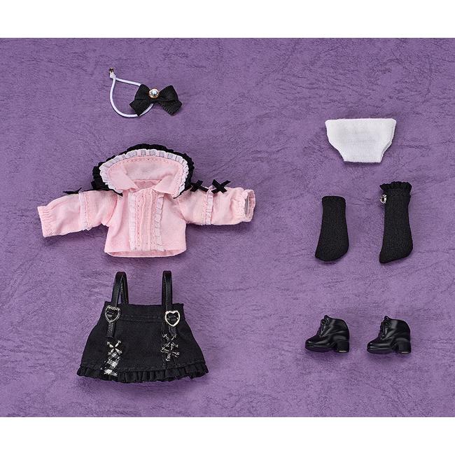 Nendoroid Doll Outfit Set: Suspender Skirt Set (Pink & Black